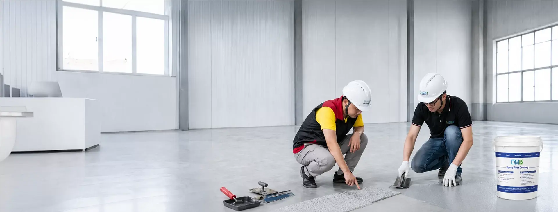 Polymer marble coating installation and on-site preparation.webp