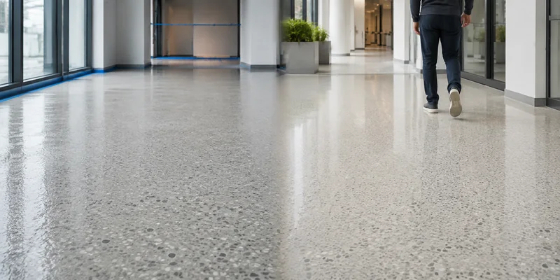 Resin floor drying time compared with full cure time for polymer terrazzo flooring Resin floor drying time compared with full cure time for polymer terrazzo flooring
