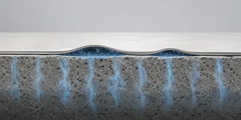 Epoxy floor substrate moisture causing bubbles and coating delamination Epoxy floor substrate moisture causing bubbles and coating delamination